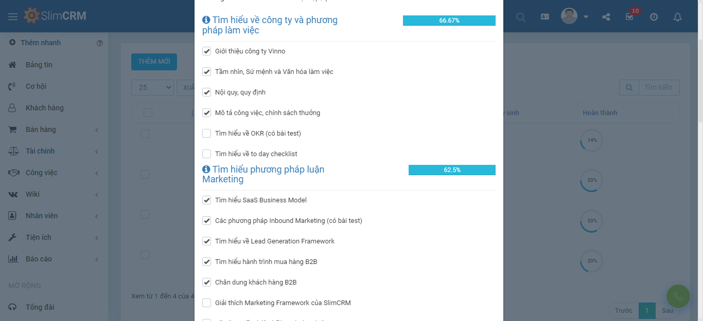 Tính năng phần mềm quản lý nhân sự