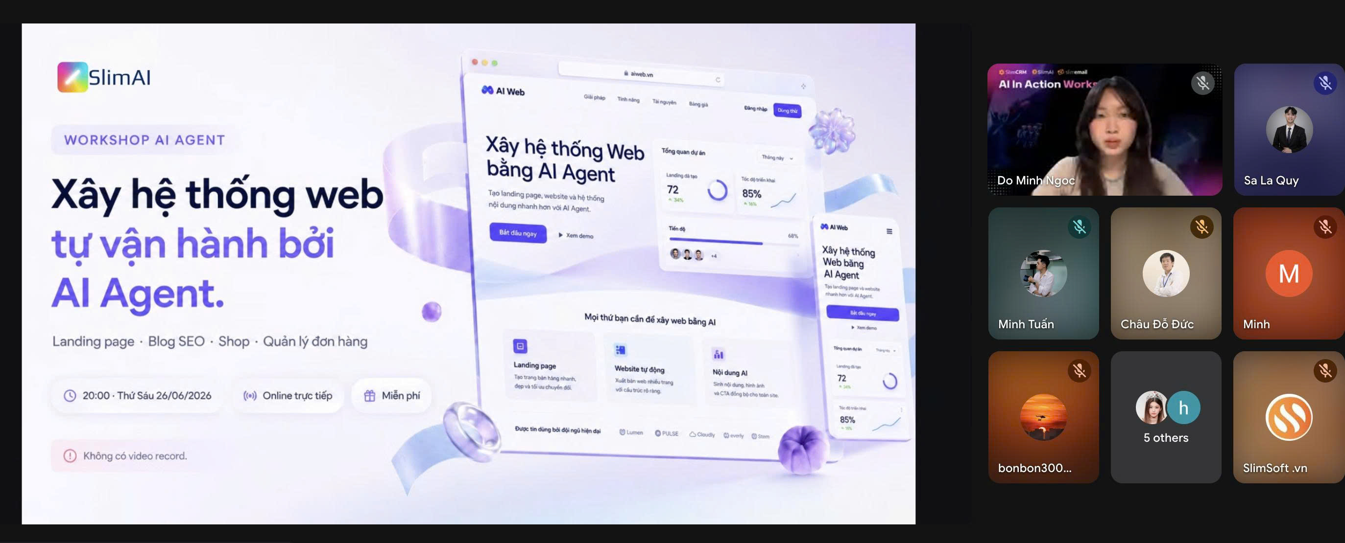 Workshop AI Web Agent: Xây hệ thống web tự vận hành bởi AI Agent