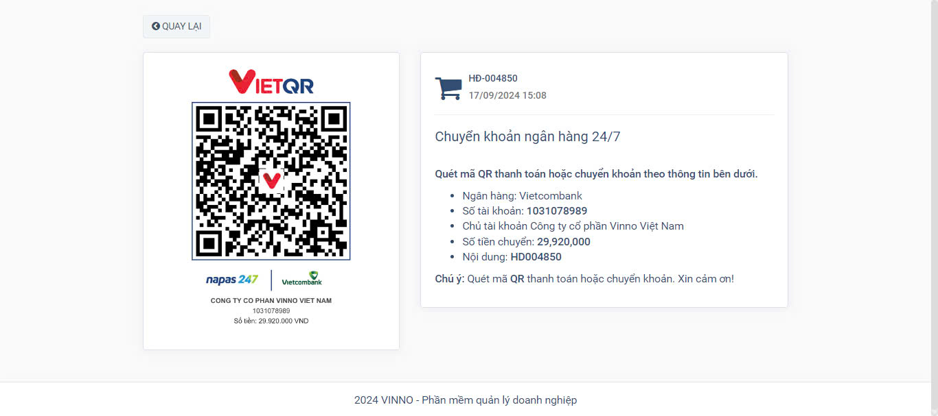 [SlimCRM] Update Tính Năng Mới: Cổng Thanh Toán Trực Tuyến