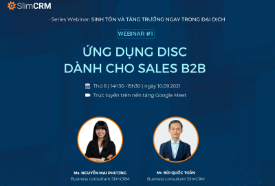 Webinar 01: Ứng dụng DISC dành cho Sales B2B